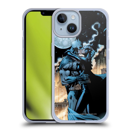 Batman DC Comics Hush #610 Catwoman Kiss Soft Gel Case for Apple iPhone 14