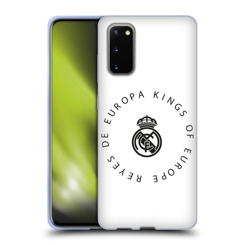 Real Madrid CF Legend Europa Kings Soft Gel Case for Samsung Galaxy S20 / S20 5G