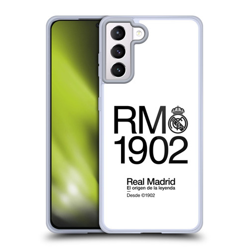 Real Madrid CF Legend RM 1902 Soft Gel Case for Samsung Galaxy S21+ 5G