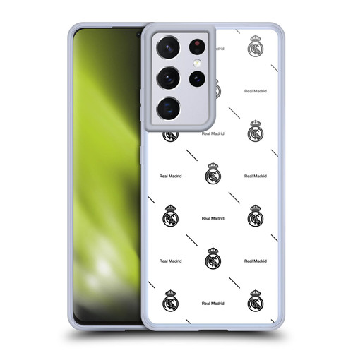 Real Madrid CF Legend Black Logo Pattern Soft Gel Case for Samsung Galaxy S21 Ultra 5G Real Madrid CF Legend Black Logo Pattern Soft Gel Case for Samsung Galaxy S21 Ultra 5G