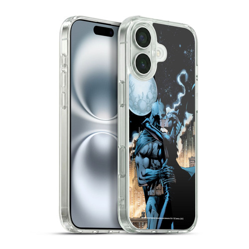 Batman DC Comics Hush #610 Catwoman Kiss Soft Gel Case for Apple iPhone 16 Plus & MagSafe