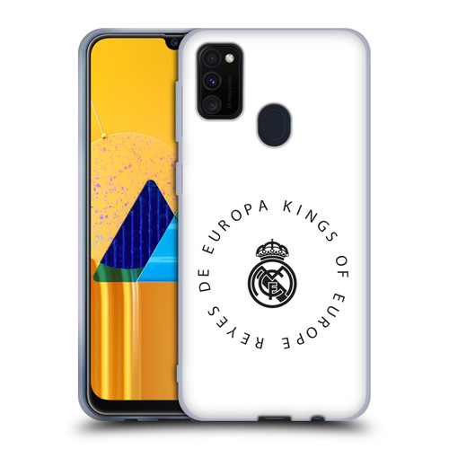 Real Madrid CF Legend Europa Kings Soft Gel Case for Samsung Galaxy M30s (2019)/M21 (2020)