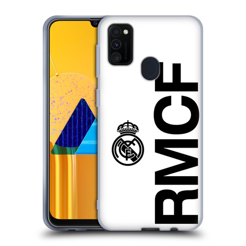 Real Madrid CF Legend RMCF Soft Gel Case for Samsung Galaxy M30s (2019)/M21 (2020)