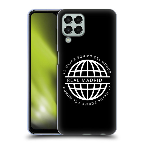 Real Madrid CF Legend White Logo Soft Gel Case for Samsung Galaxy M33 (2022)