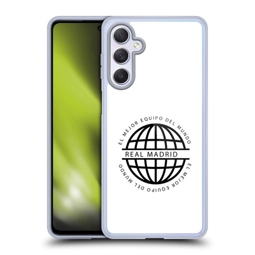 Real Madrid CF Legend Black Logo Soft Gel Case for Samsung Galaxy M54 5G