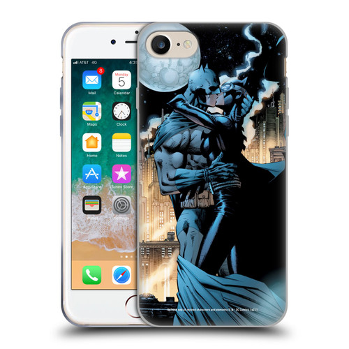 Batman DC Comics Hush #610 Catwoman Kiss Soft Gel Case for Apple iPhone 7 / 8 / SE 2020 & 2022 & MagSafe