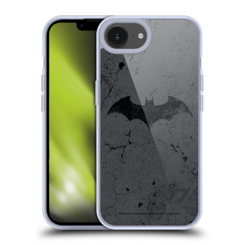 Batman DC Comics Hush Logo Distressed Soft Gel Case for Apple iPhone 16e & MagSafe