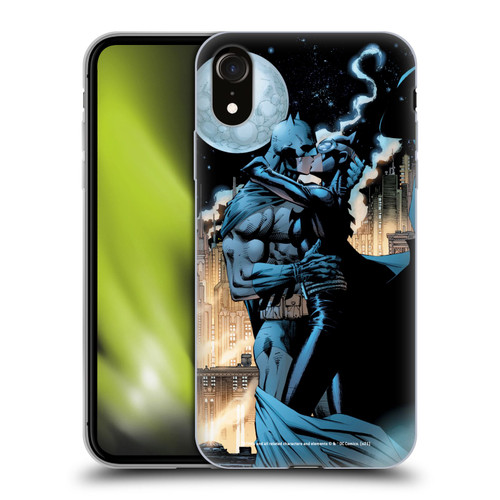 Batman DC Comics Hush #610 Catwoman Kiss Soft Gel Case for Apple iPhone XR
