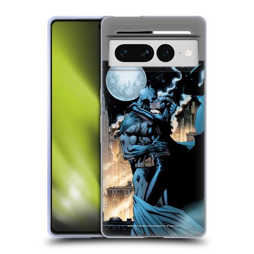 Batman DC Comics Hush #610 Catwoman Kiss Soft Gel Case for Google Pixel 7 Pro