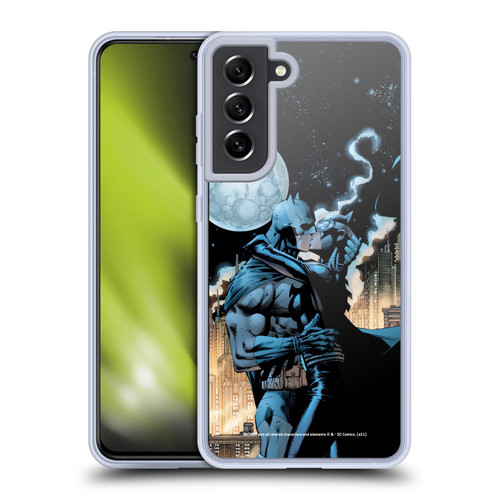 Batman DC Comics Hush #610 Catwoman Kiss Soft Gel Case for Samsung Galaxy S21 FE 5G & MagSafe