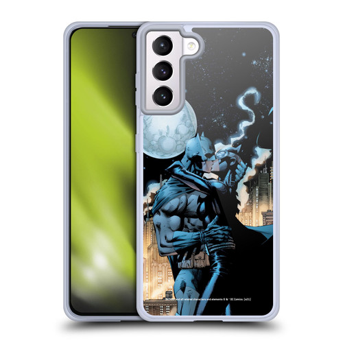 Batman DC Comics Hush #610 Catwoman Kiss Soft Gel Case for Samsung Galaxy S21+ 5G & MagSafe