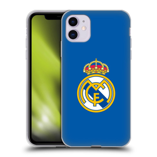 Real Madrid CF Origin Plain Logo Blue Soft Gel Case for Apple iPhone 11 Real Madrid CF Origin Plain Logo Blue Soft Gel Case for Apple iPhone 11