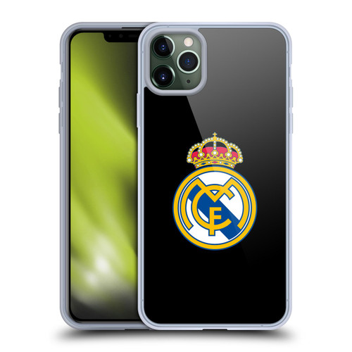 Real Madrid CF Origin Plain Logo Black Soft Gel Case for Apple iPhone 11 Pro Max Real Madrid CF Origin Plain Logo Black Soft Gel Case for Apple iPhone 11 Pro Max