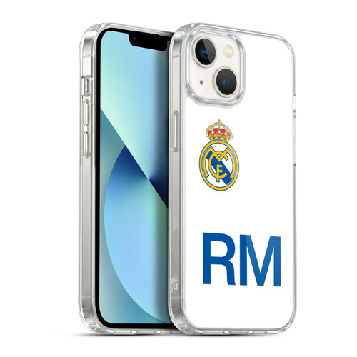 Real Madrid CF Origin RM Logo Soft Gel Case for Apple iPhone 13