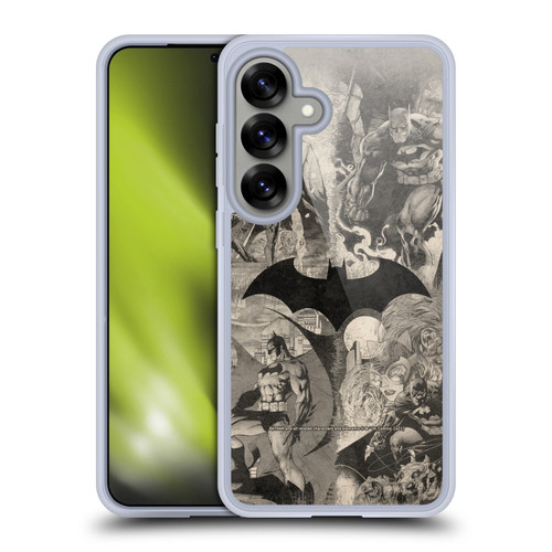 Batman DC Comics Hush Logo Collage Distressed Soft Gel Case for Samsung Galaxy S25 & MagSafe
