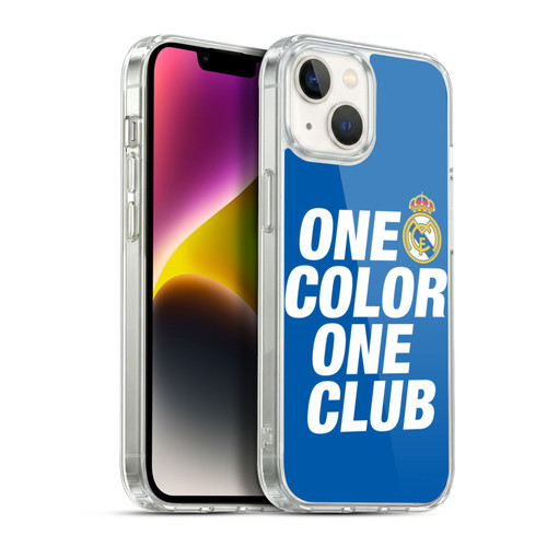 Real Madrid CF Origin One Color Soft Gel Case for Apple iPhone 14