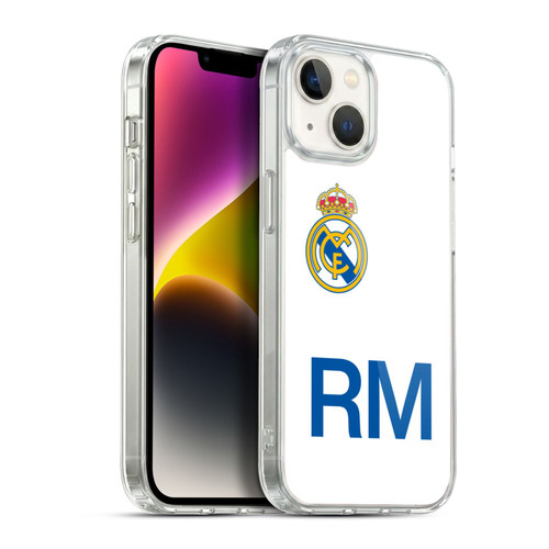 Real Madrid CF Origin RM Logo Soft Gel Case for Apple iPhone 14