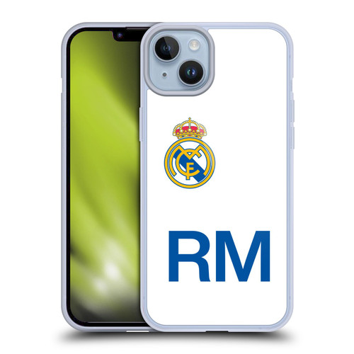 Real Madrid CF Origin RM Logo Soft Gel Case for Apple iPhone 14 Plus