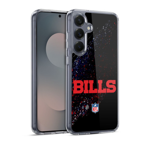 NFL Buffalo Bills Logo Blur Soft Gel Case for Samsung Galaxy S25