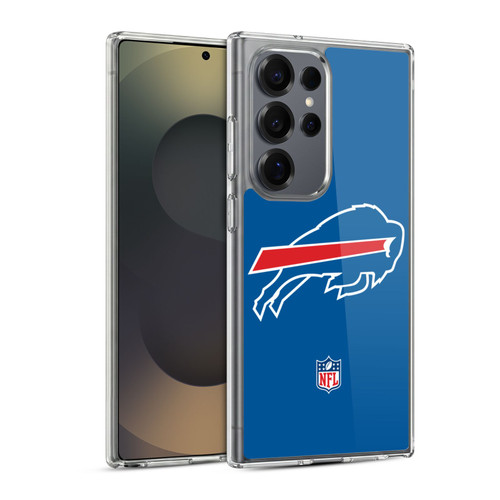 NFL Buffalo Bills Logo Plain Soft Gel Case for Samsung Galaxy S25 Ultra & MagSafe