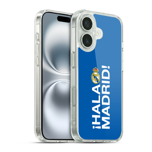 Real Madrid CF Origin Hala Madrid Soft Gel Case for Apple iPhone 16 & MagSafe