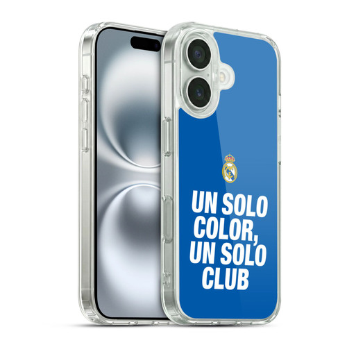 Real Madrid CF Origin Un Solo Soft Gel Case for Apple iPhone 16 & MagSafe