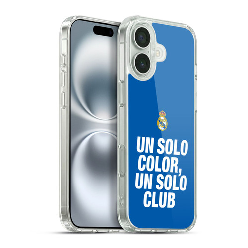 Real Madrid CF Origin Un Solo Soft Gel Case for Apple iPhone 16 Plus & MagSafe