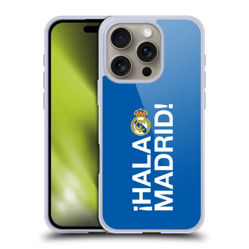 Real Madrid CF Origin Hala Madrid Soft Gel Case for Apple iPhone 16 Pro Real Madrid CF Origin Hala Madrid Soft Gel Case for Apple iPhone 16 Pro