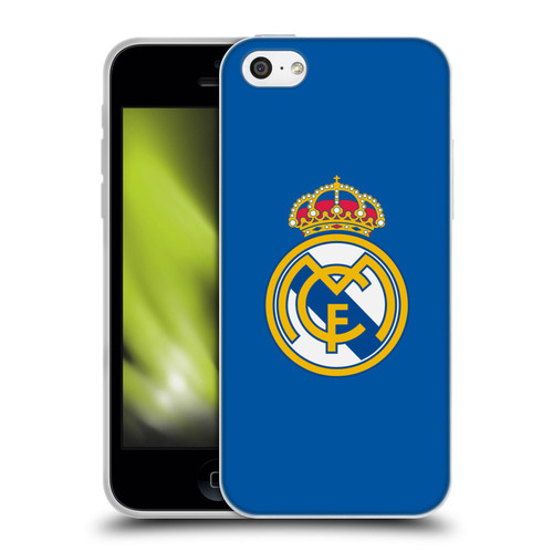 Real Madrid CF Origin Plain Logo Blue Soft Gel Case for Apple iPhone 5c