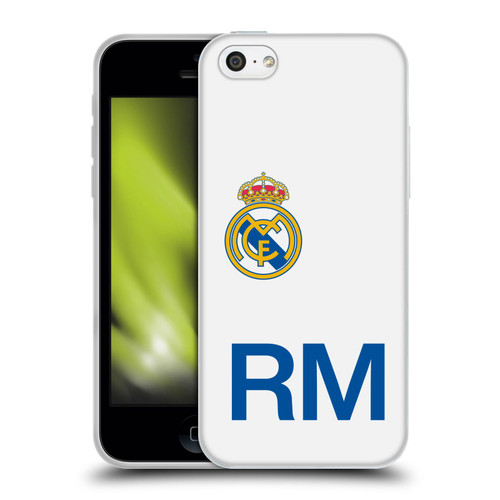 Real Madrid CF Origin RM Logo Soft Gel Case for Apple iPhone 5c