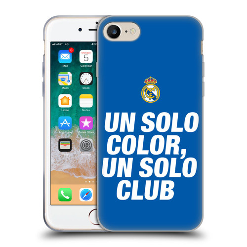 Real Madrid CF Origin Un Solo Soft Gel Case for Apple iPhone 7 / 8 / SE 2020 & 2022