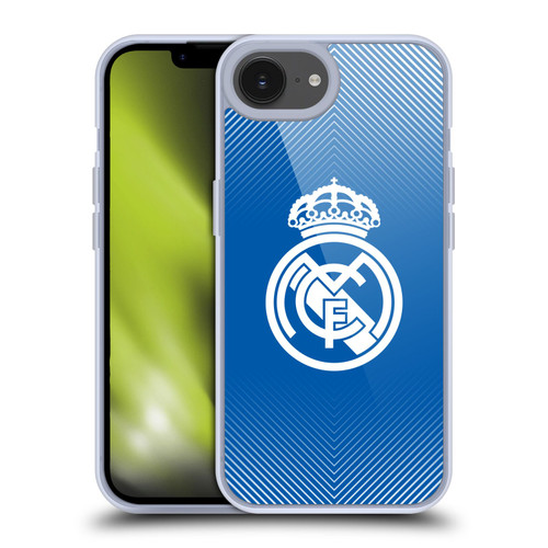 Real Madrid CF Origin Logo Blue Soft Gel Case for Apple iPhone 16e