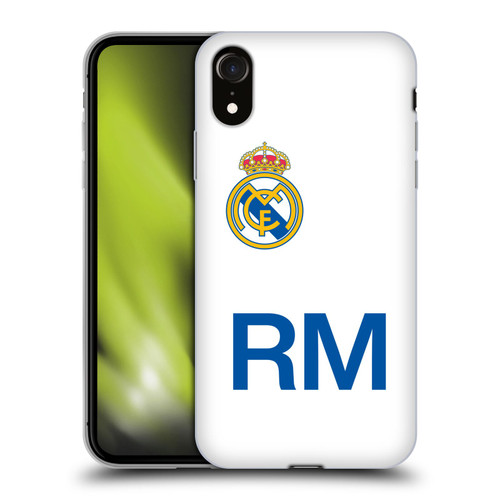 Real Madrid CF Origin RM Logo Soft Gel Case for Apple iPhone XR