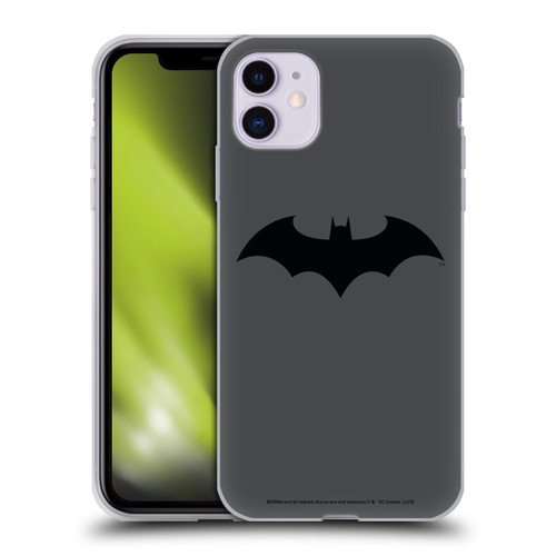 Batman DC Comics Logos Hush Soft Gel Case for Apple iPhone 11
