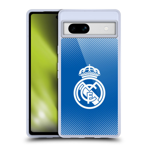 Real Madrid CF Origin Logo Blue Soft Gel Case for Google Pixel 7a
