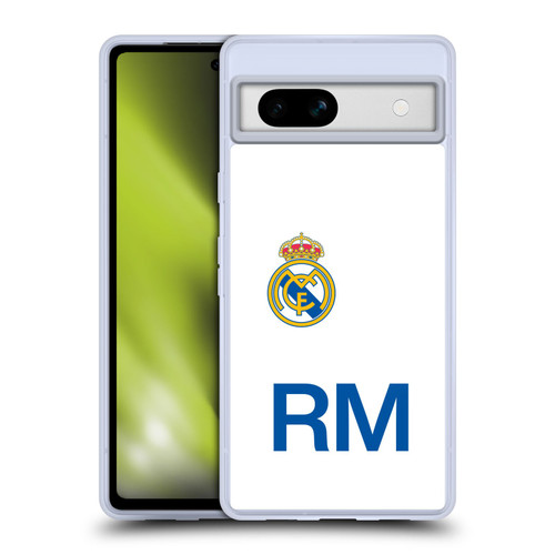 Real Madrid CF Origin RM Logo Soft Gel Case for Google Pixel 7a