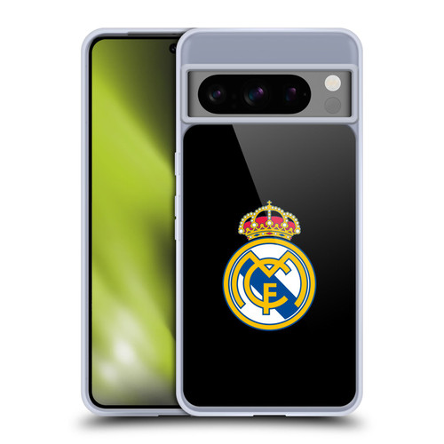 Real Madrid CF Origin Plain Logo Black Soft Gel Case for Google Pixel 8 Pro