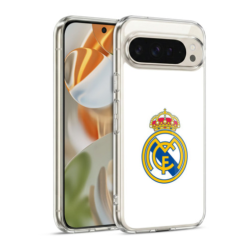 Real Madrid CF Origin Plain Logo White Soft Gel Case for Google Pixel 9 / Pixel 9 Pro