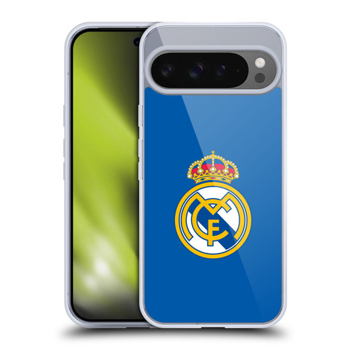 Real Madrid CF Origin Plain Logo Blue Soft Gel Case for Google Pixel 9 Pro XL