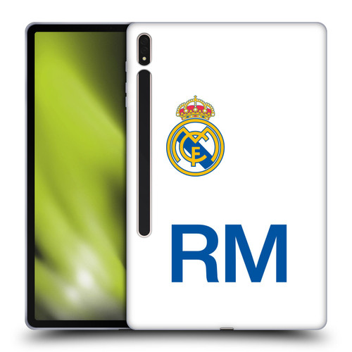 Real Madrid CF Origin RM Logo Soft Gel Case for Samsung Galaxy Tab S8 Plus