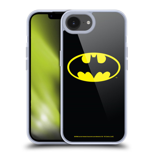 Batman DC Comics Logos Classic Soft Gel Case for Apple iPhone 16e
