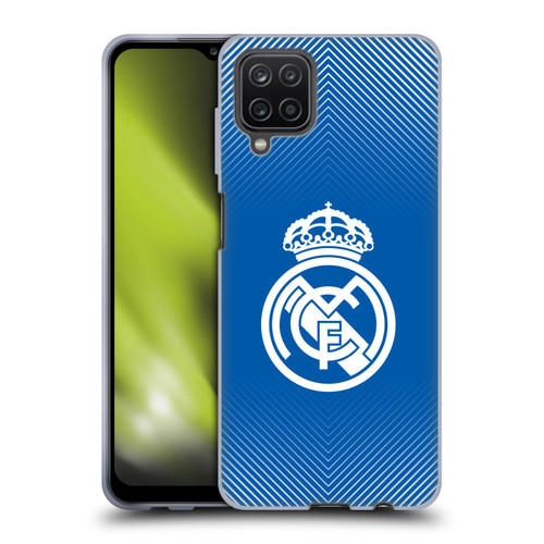 Real Madrid CF Origin Logo Blue Soft Gel Case for Samsung Galaxy A12 (2020)