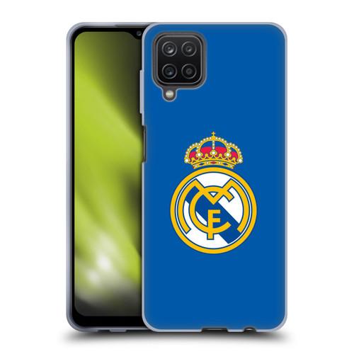 Real Madrid CF Origin Plain Logo Blue Soft Gel Case for Samsung Galaxy A12 (2020)