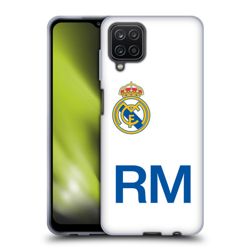 Real Madrid CF Origin RM Logo Soft Gel Case for Samsung Galaxy A12 (2020)
