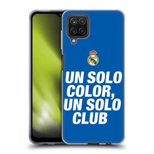 Real Madrid CF Origin Un Solo Soft Gel Case for Samsung Galaxy A12 (2020)