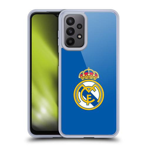 Real Madrid CF Origin Plain Logo Blue Soft Gel Case for Samsung Galaxy A23 / 5G (2022)