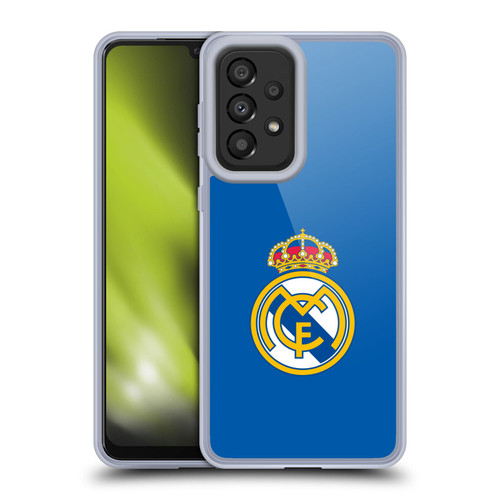 Real Madrid CF Origin Plain Logo Blue Soft Gel Case for Samsung Galaxy A33 5G (2022)