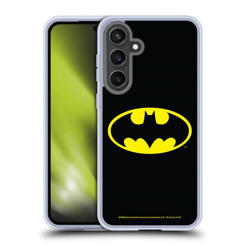 Batman DC Comics Logos Classic Soft Gel Case for Samsung Galaxy S24 FE