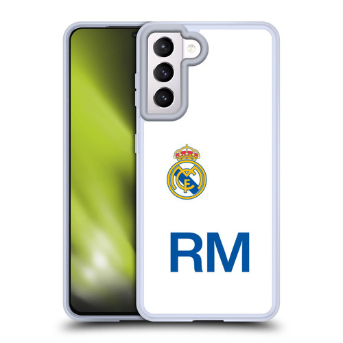 Real Madrid CF Origin RM Logo Soft Gel Case for Samsung Galaxy S21 5G