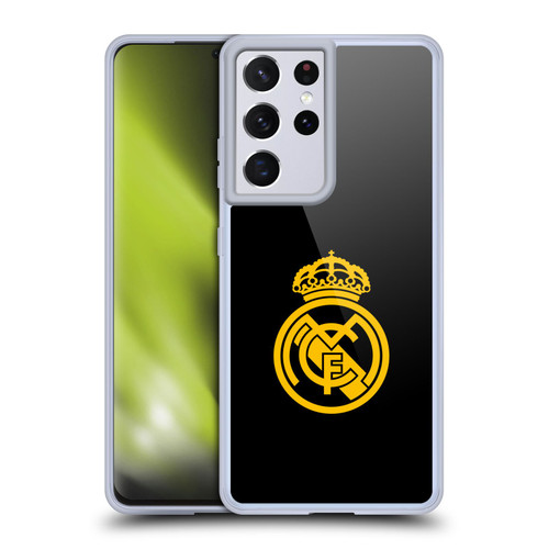 Real Madrid CF Origin Gold Logo Soft Gel Case for Samsung Galaxy S21 Ultra 5G
